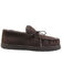 Image #2 - Superlamb Men's Deluxe Slippers - Moc Toe, Dark Brown, hi-res