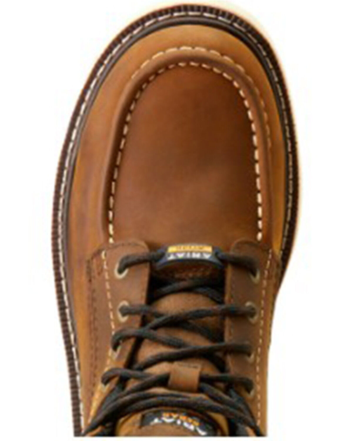 Image #4 - Ariat Men's Rebar Lift 6" Lace-Up Waterproof Work Boots - Moc Toe, Brown, hi-res