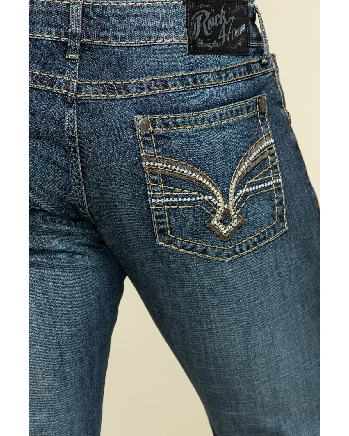 rock 47 denim slim boot