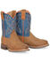 Image #1 - Tin Haul Boys' Crossed Western Boots - Square Toe, Tan, hi-res