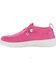 Image #3 - Lamo Footwear Girls' Mickey Slip-On Casual Shoes - Moc Toe, Pink, hi-res