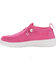 Image #3 - Lamo Footwear Girls' Mickey Slip-On Casual Shoes - Moc Toe , Pink, hi-res