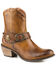 Image #1 - Roper Women's Ankle Harness Western Booties - Round Toe, Tan, hi-res