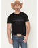 Image #1 - Smith & Wesson Men's Overlay Logo Short Sleeve Graphic T-Shirt, Black, hi-res