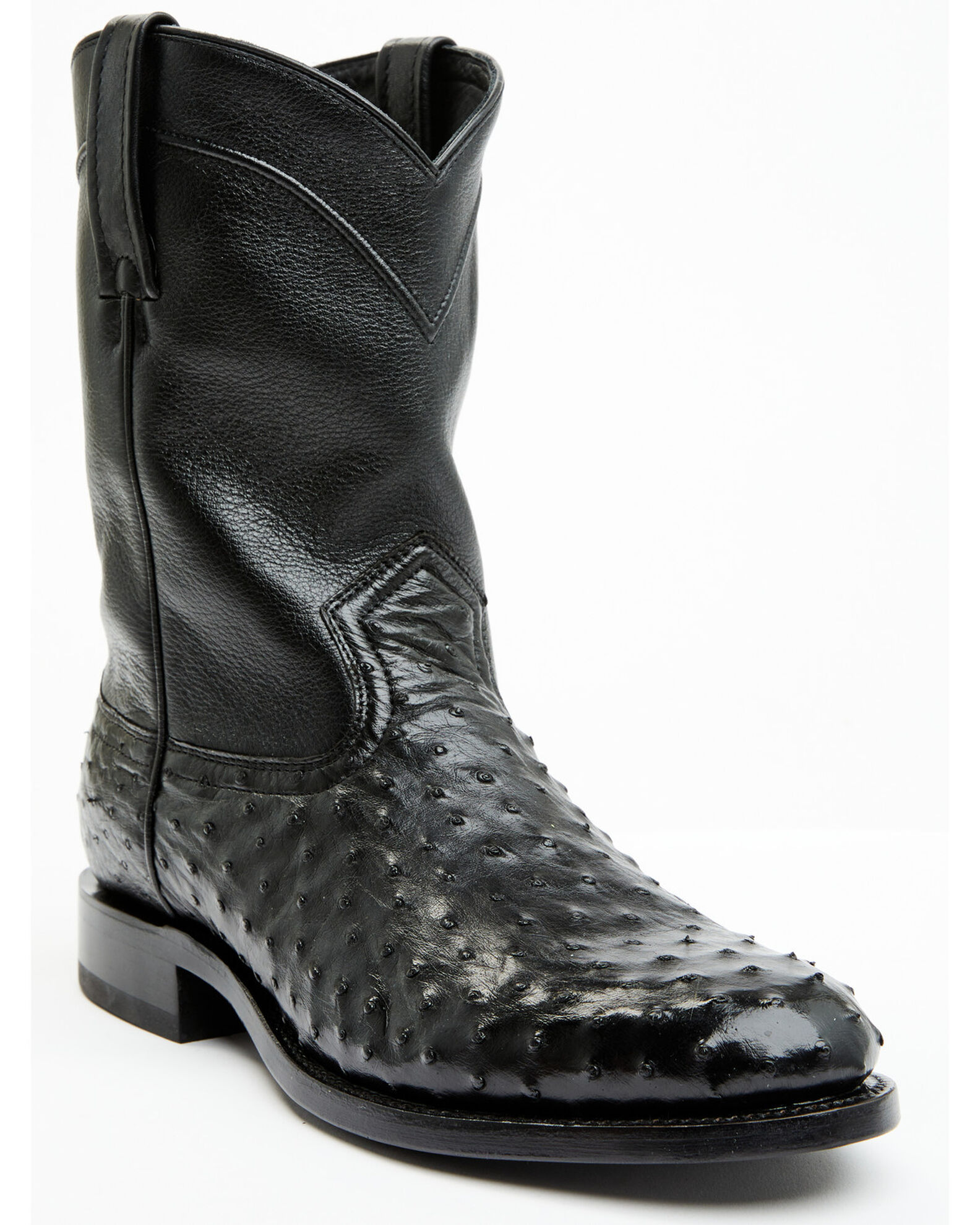 Full quill ostrich roper boots on sale