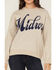 Image #3 - Girl Dangerous Women's Midwest Sweater, Natural, hi-res