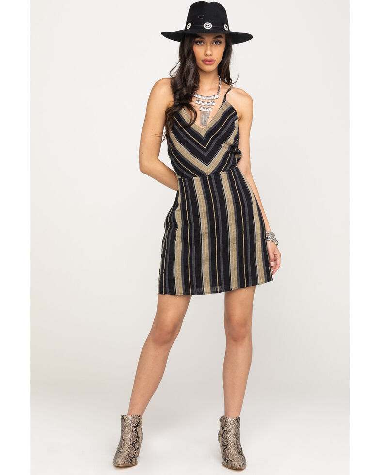 Shyanne Women S Stripe Lace Up Dress Sheplers