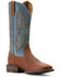Image #1 - Ariat Men's Hudson Performance Western Boots - Broad Square Toe, Brown, hi-res