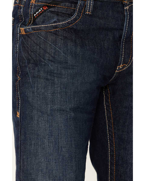 Ariat Men's FR M5 Slim Straight Clay Jeans, Denim, hi-res