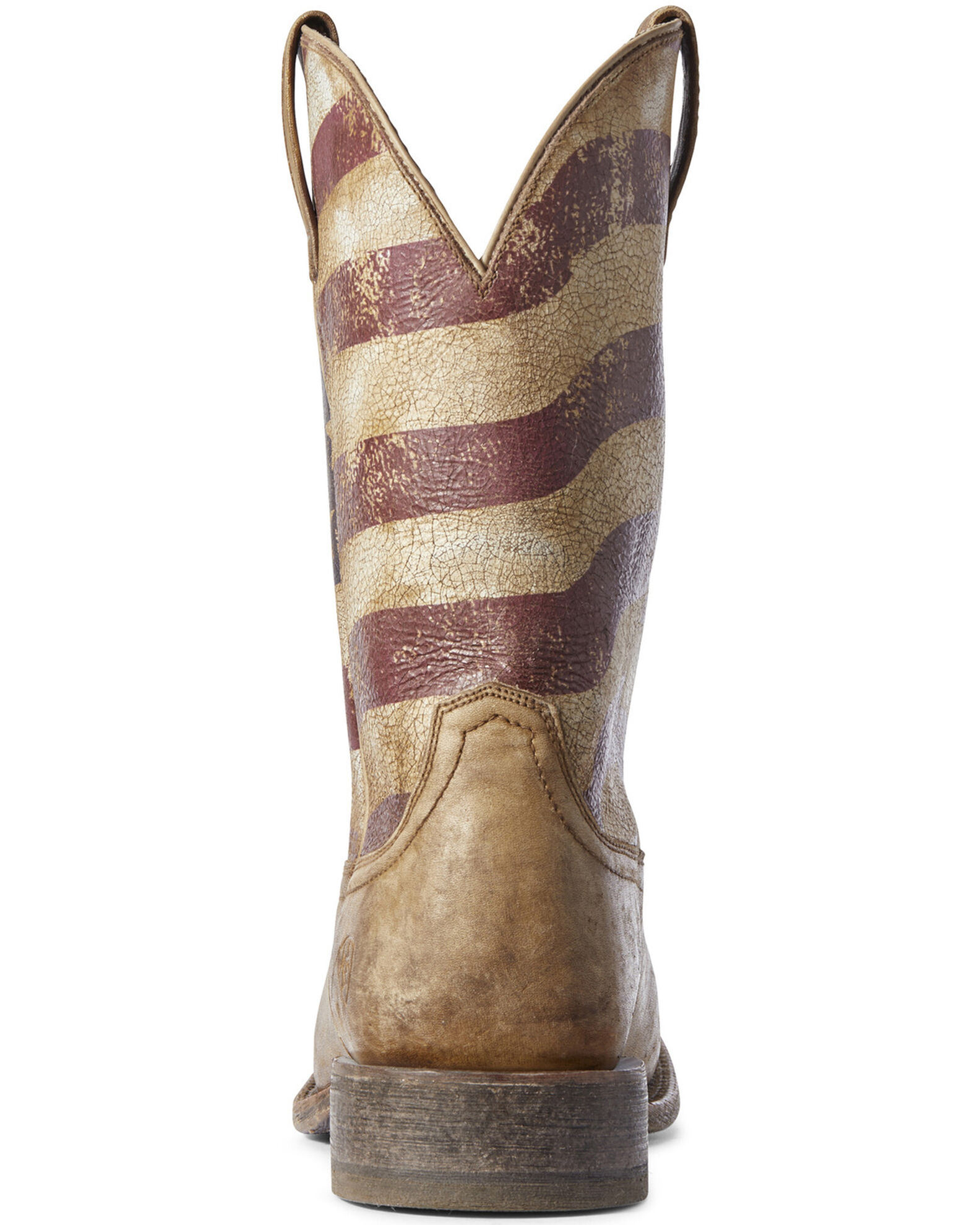Square toe american flag boots store