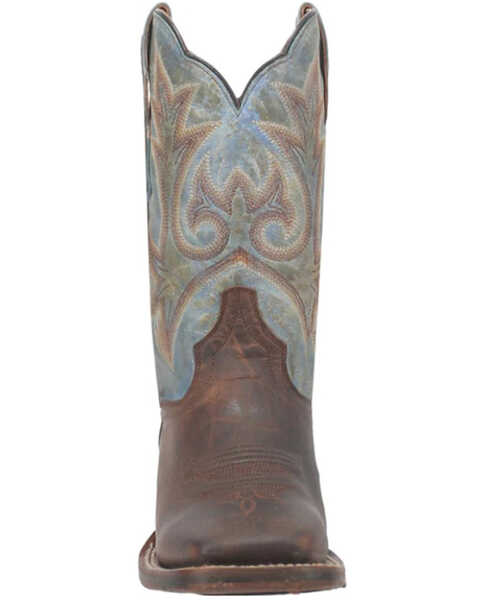 Image #4 - Dan Post Women's Kelsi Performance Western Boots - Broad Square Toe , Brown, hi-res