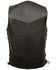 Image #2 - Milwaukee Leather Men's Classic Side Lace Biker Vest - XBig & Tall, Black, hi-res