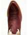Image #6 - Yippee Ki Yay by Old Gringo Women's Bruni Floral Embroidered Studded Western Boots - Medium Toe, Wine, hi-res