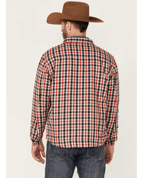 Justin Men's Jackson Plaid Print Long Sleeve Snap Shirt Jacket , Multi, hi-res