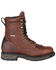 Image #2 - Georgia Boot Men's Carbo-Tec LT Waterproof Lacer Work Boots - Soft Toe, Brown, hi-res