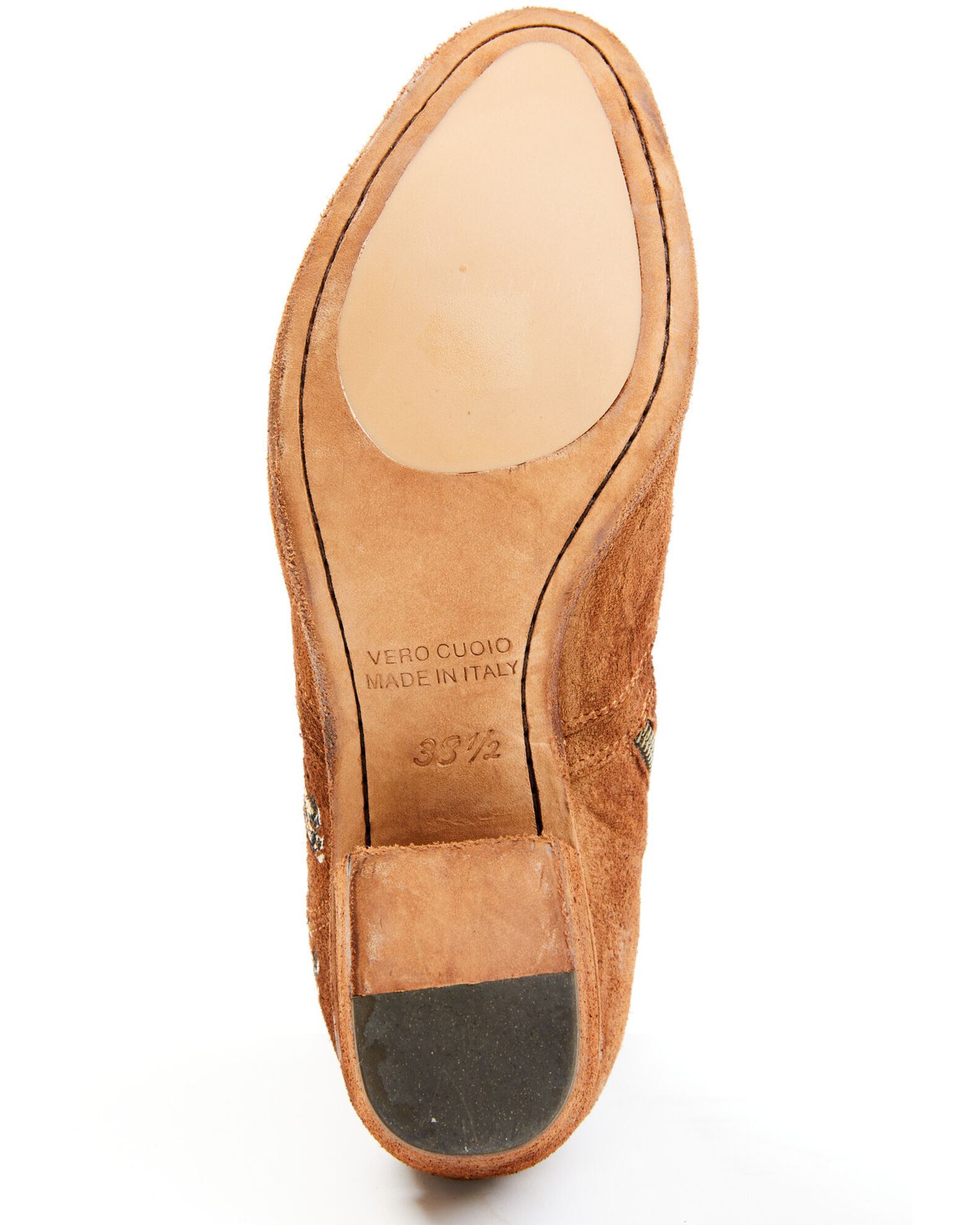 Image #7 - Marco Delli Women's Embroidered Eagle Fashion Booties - Round Toe, Cognac, hi-res