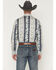 Image #4 - Wrangler Retro Men's Premium Paisley Striped Long Sleeve Snap Western Shirt, Cream, hi-res