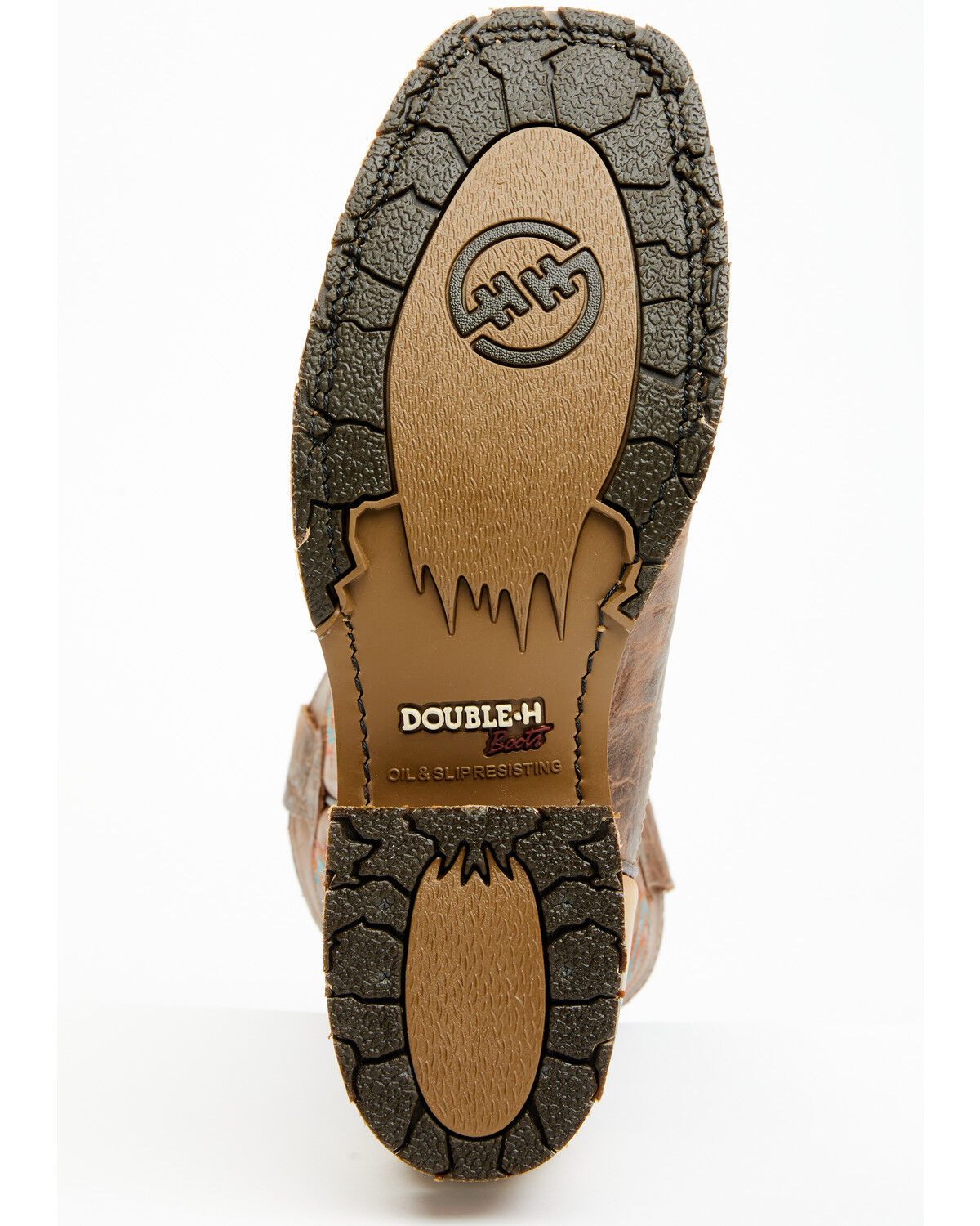 Image #7 - Double H Men's 11" Domestic I.C.E.™ Performance Western Boots - Broad Square Toe, Cognac, hi-res