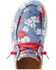 Image #4 - Ariat Women's Hilo Western Aloha Casual Shoes - Moc Toe , Blue, hi-res