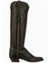 Lucchese Women's Saltillo Tall Western Boots - Round Toe, Black, hi-res