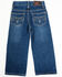 Cowboy Hardware Infant & Toddler Boys' Medium Wash Steerhead Skull Pocket Straight Leg Jeans , Blue, hi-res