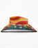 Image #4 - Cody James Men's 13 Stripes Straw Cowboy Hat, Red/white/blue, hi-res
