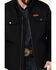 Image #3 - Cinch Men's Textured Poly Concealed Carry Zip Softshell Jacket, Black, hi-res