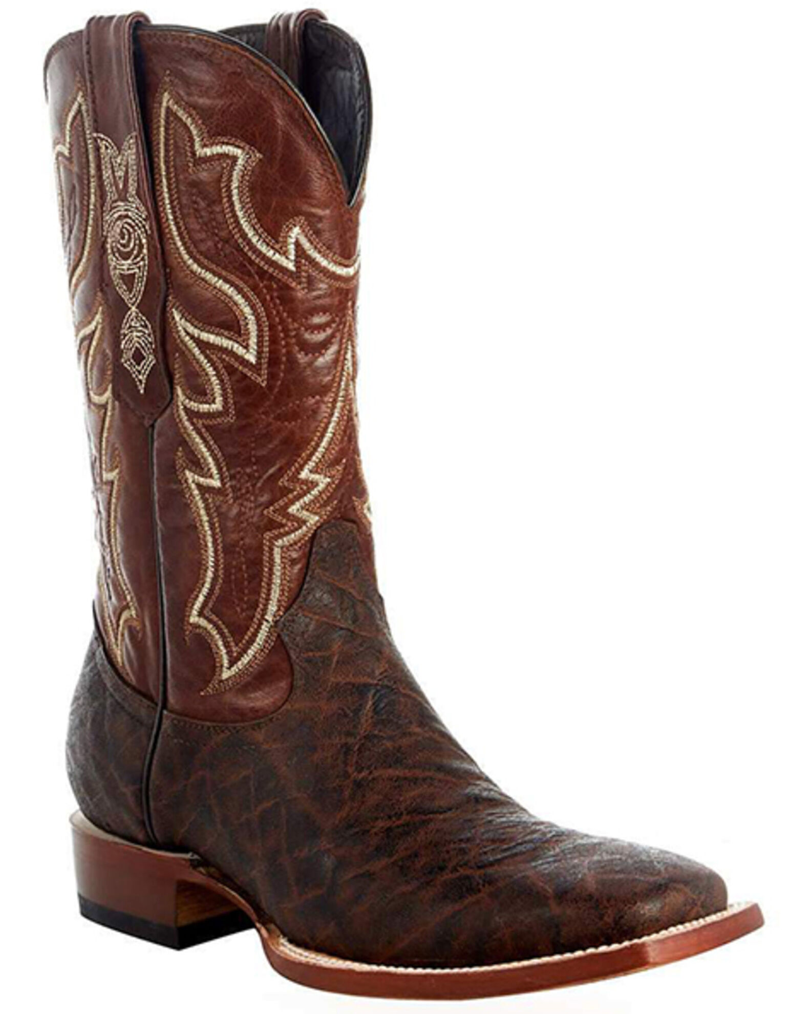 Tanner Mark Men s Exotic Elephant Print Western Boots Broad