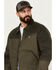 Image #2 - Dickies Men's Eisenhower Wax Coated Canvas Work Jacket, Moss Green, hi-res
