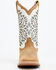 Image #4 - Laredo Women's Underlay Western Boots - Broad Square Toe , Blue/white, hi-res