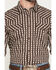 Image #3 - Cody James Men's Cowboys Legacy Southwestern Striped Long Sleeve Snap Western Shirt, Brown, hi-res