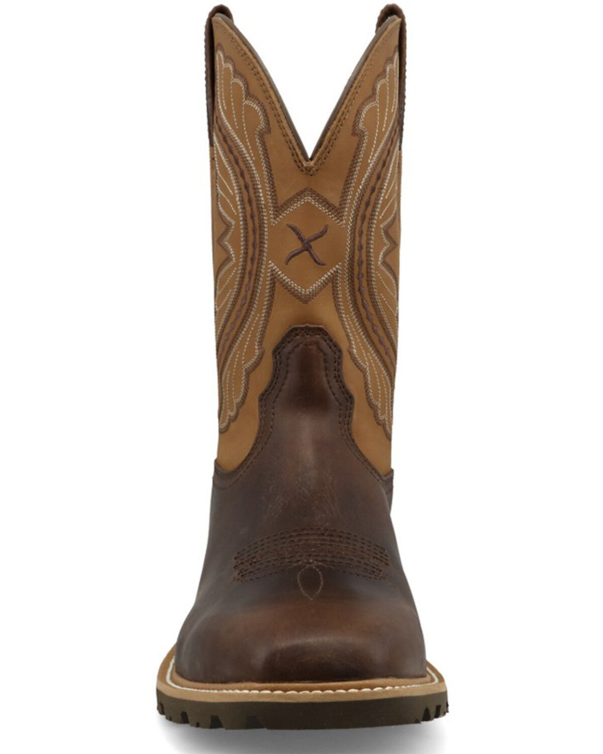 Image #4 - Twisted X Men's 11" Tech X™ Western Boots - Broad Square Toe, Brown, hi-res