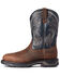 Image #2 - Ariat Men's WorkHog® XT Cottonwood Work Boot - Broad Square Toe, Brown, hi-res