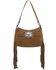 Image #2 - Wrangler Women's Fringe Buckle Hobo Bag, Brown, hi-res
