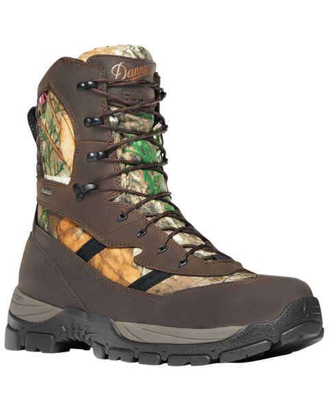 Image #1 - Danner Men's Mossy Oak Alsea 8" Lace-Up Waterproof 600G Insulated Boots - Round Toe, Camouflage, hi-res