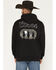 Image #1 - Coors Men's Riders Logo Embroidered Hooded Sweatshirt, Black, hi-res