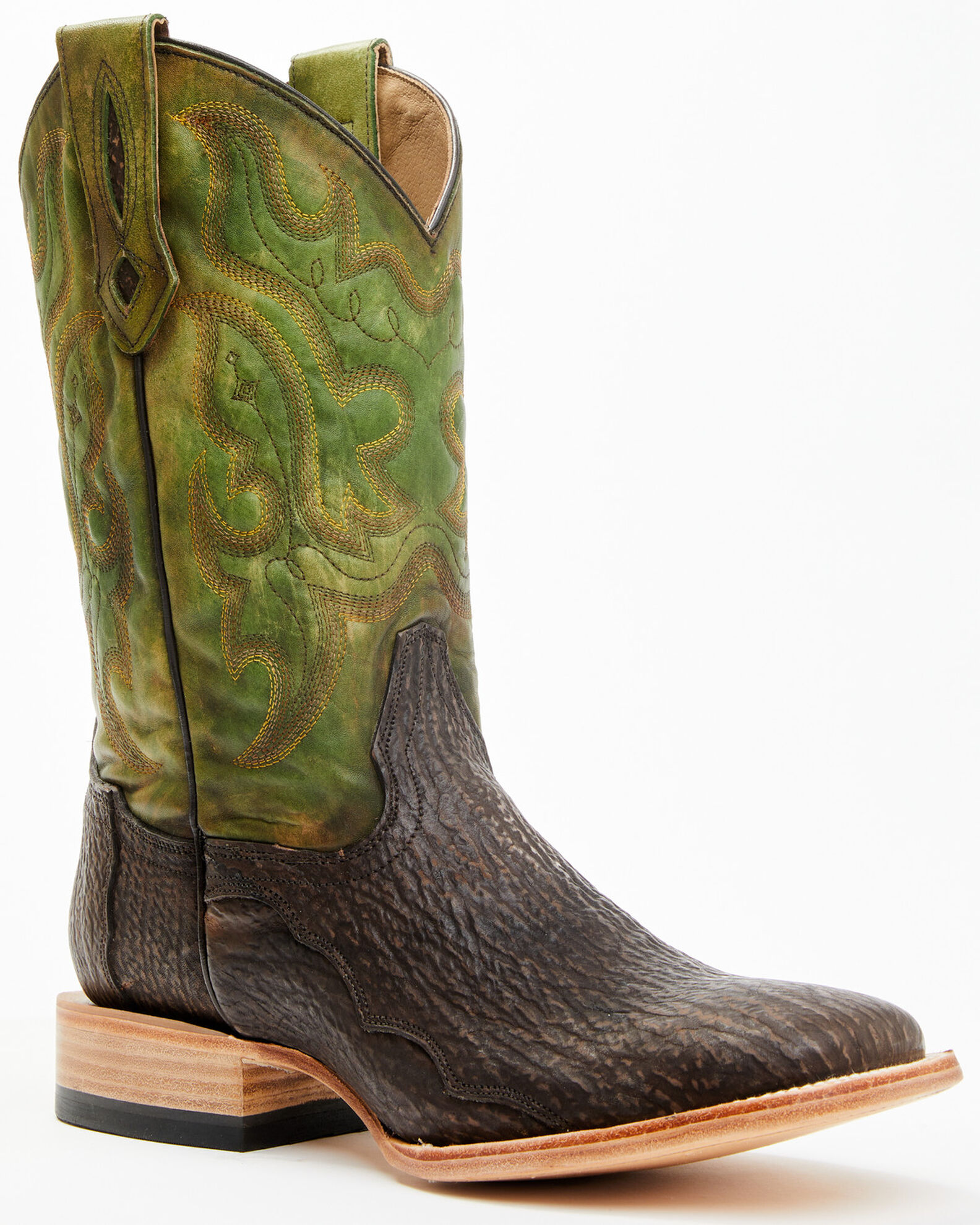 Cody James Men s Exotic Shark Western Boots Broad Square Toe