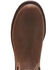 Image #4 - Ariat Men's Groundbreaker Chelsea Waterproof Work Boots - Steel Toe, Dark Brown, hi-res