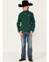 Image #4 - Ariat Boys' Team Mexico Patch Flag Zip-Front Softshell Jacket , Green, hi-res