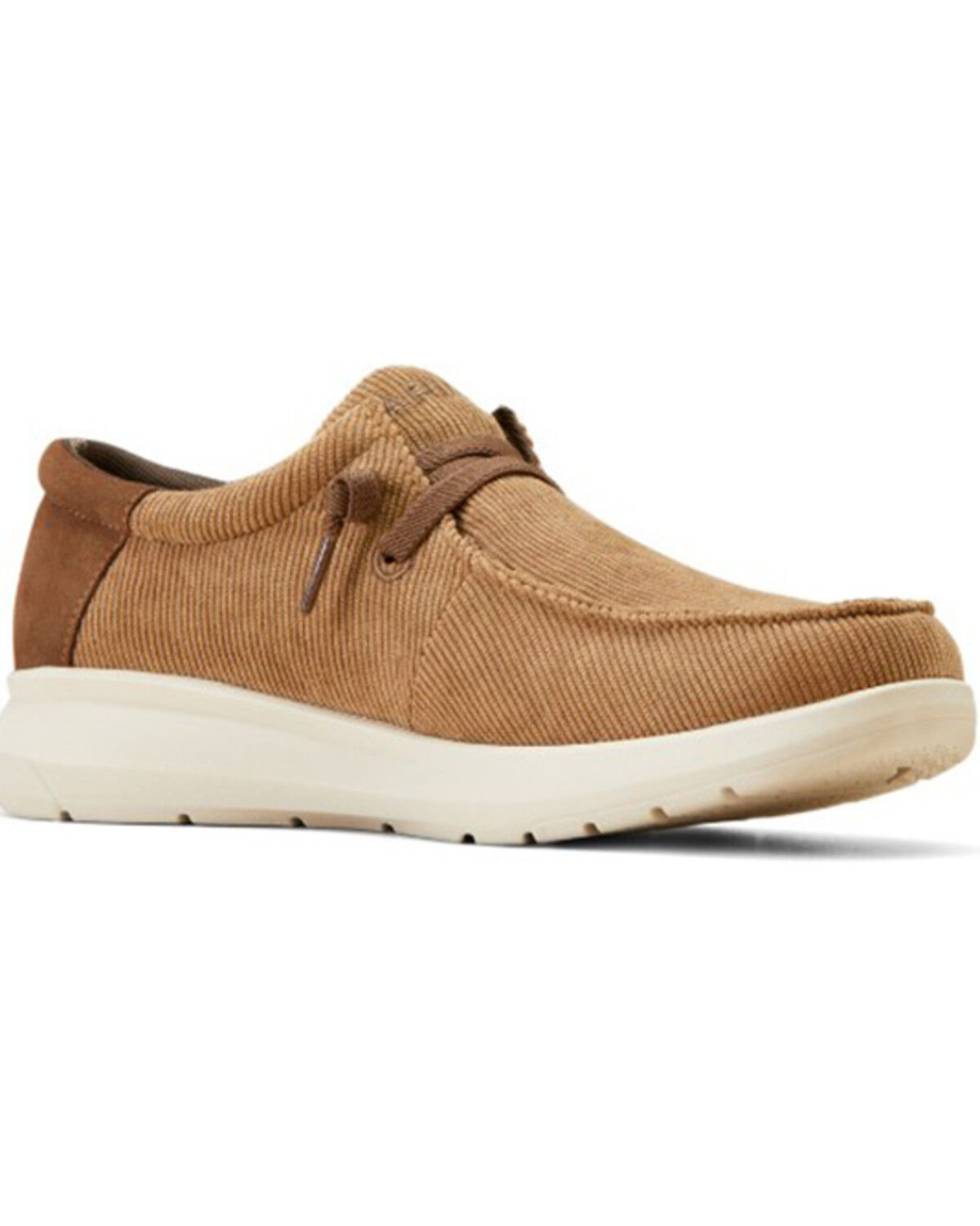 Image #1 - Ariat Men's Hilo Stretch Lace Casual Shoes - Moc Toe, Brown, hi-res