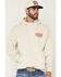 Image #3 - Seager Men's Rodeo Series Graphic Hooded Sweatshirt, Ivory, hi-res