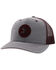 Image #1 - Hooey Men's Cayman Logo FlexFit Trucker Cap, Grey, hi-res