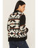 Image #4 - Wrangler Retro Women's Southwestern Print Zippered Cardigan, Black, hi-res