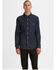 Image #1 - Levi's Men's Dark Rinse Original Denim Long Sleeve Snap Western Shirt , Light Blue, hi-res