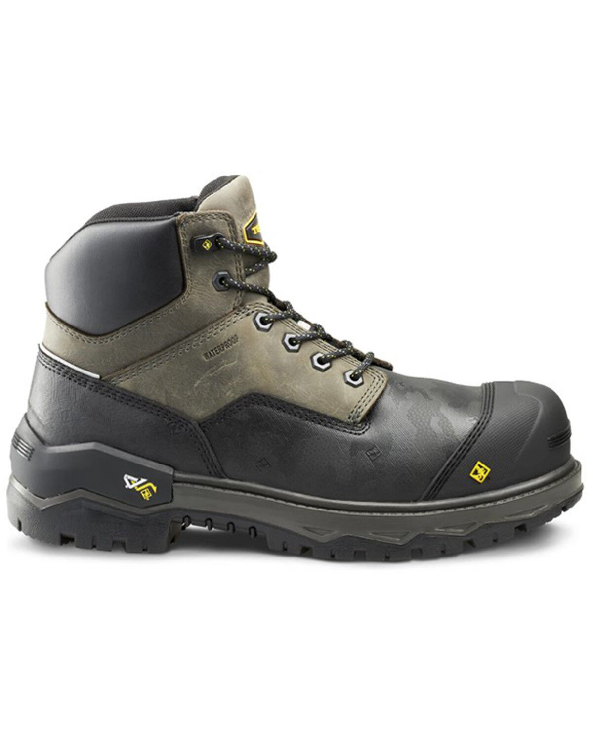 Image #2 - Kodiak Men's 6" Gantry Waterproof Work Boots - Composite Toe, Grey, hi-res