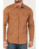 Image #3 - Cody James Men's FR Lightweight Solid Long Sleeve Snap Work Shirt, Rust Copper, hi-res