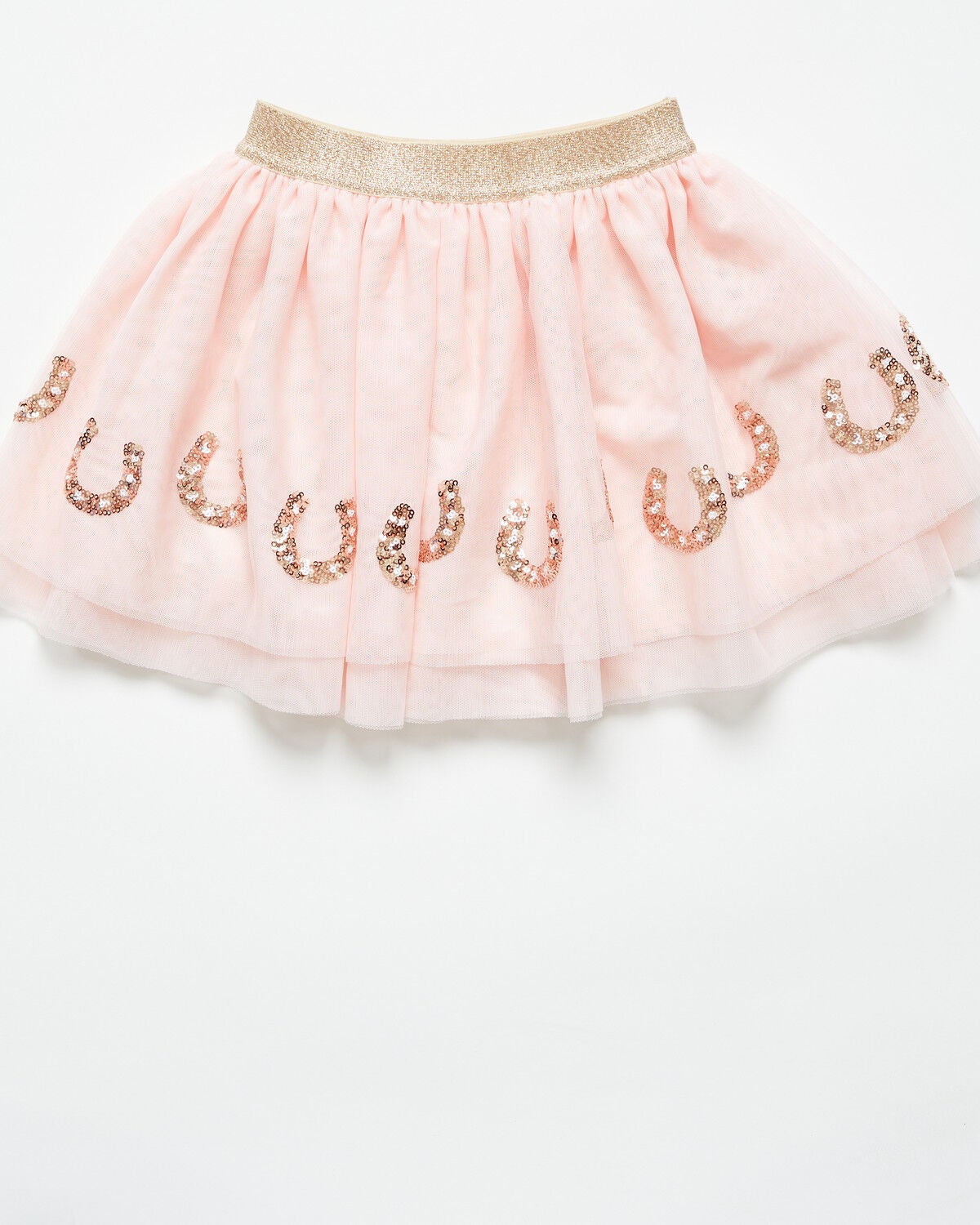 Image #1 - Angel Dear Infant Girls' Horseshoe Tutu Skirt, Pink, hi-res