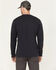 Image #4 - Thorogood Men's USA Logo Long Sleeve Work T-Shirt, Dark Blue, hi-res