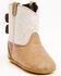 Image #1 - Boot Barn Infant Girls' Skyler Poppet Booties - Round Toe, White, hi-res