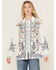 Image #1 - Johnny Was Women's Embroidered Long Sleeve Button-Down Shirt , White, hi-res